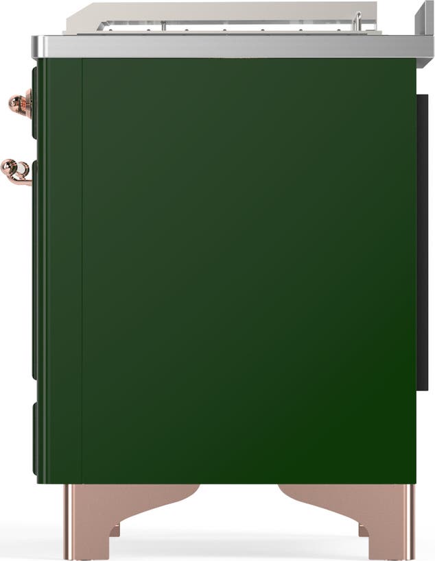 Ilve UM48FSNR3EGP Emerald Green With Copper Trim, Natural Gas