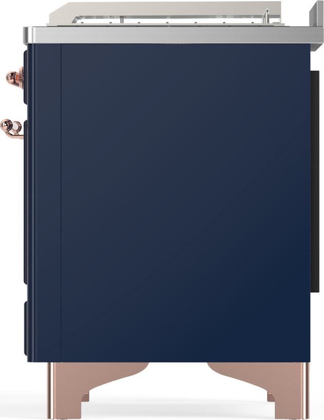 Ilve UM48FSNR3MBPLP Midnight Blue With Copper Trim, Liquid Propane