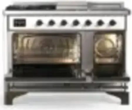 Ilve UM48FSNR3RABLP Ral With Burnished Trim, Liquid Propane