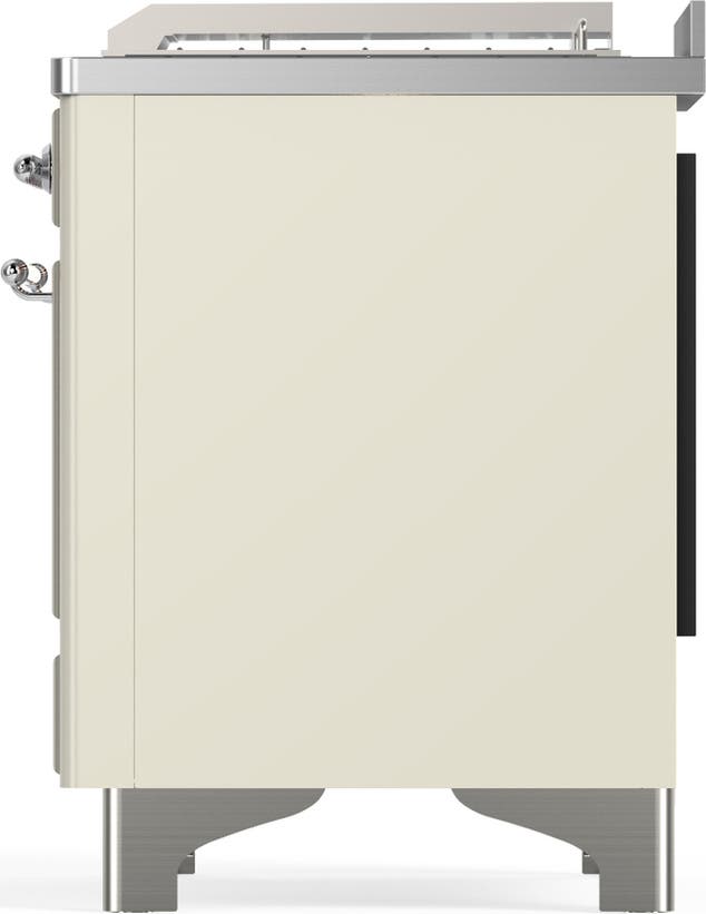 Ilve UM48FSQNR3AWCLP Antique White With Chrome Trim, Liquid Propane