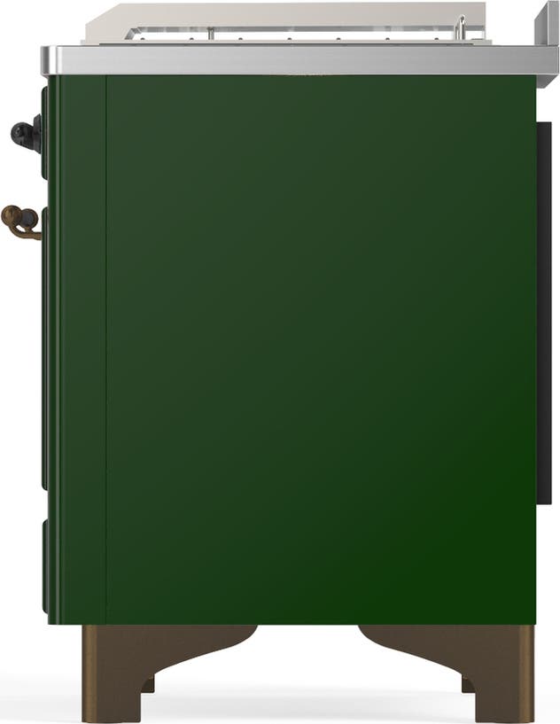 Ilve UM48FSQNR3EGB Emerald Green With Burnished Trim, Natural Gas