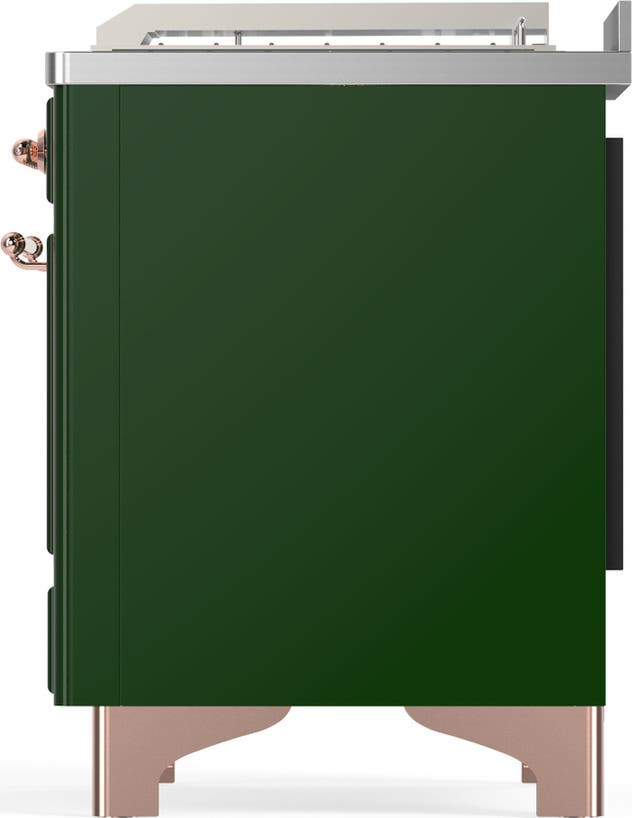 Ilve UM48FSQNR3EGPLP Emerald Green With Copper Trim, Liquid Propane