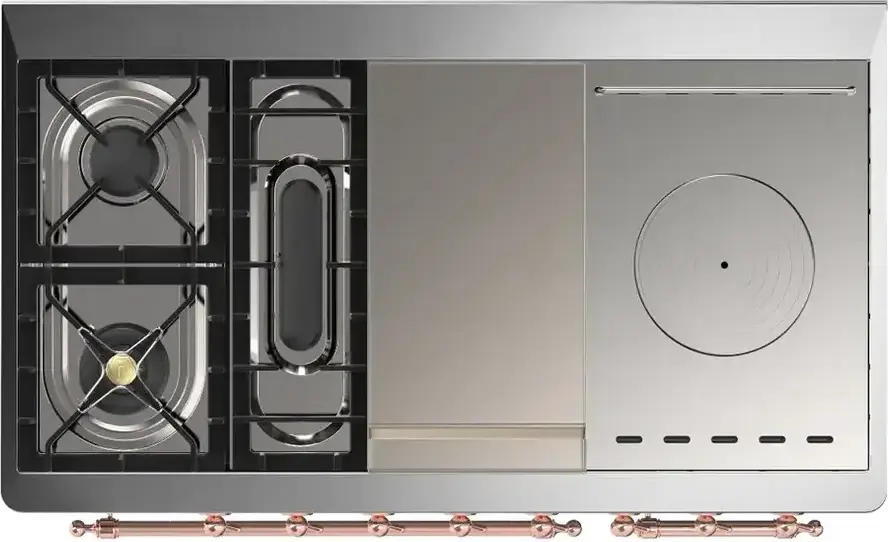 Ilve UM48FSQNR3RAP Ral With Copper Trim, Natural Gas