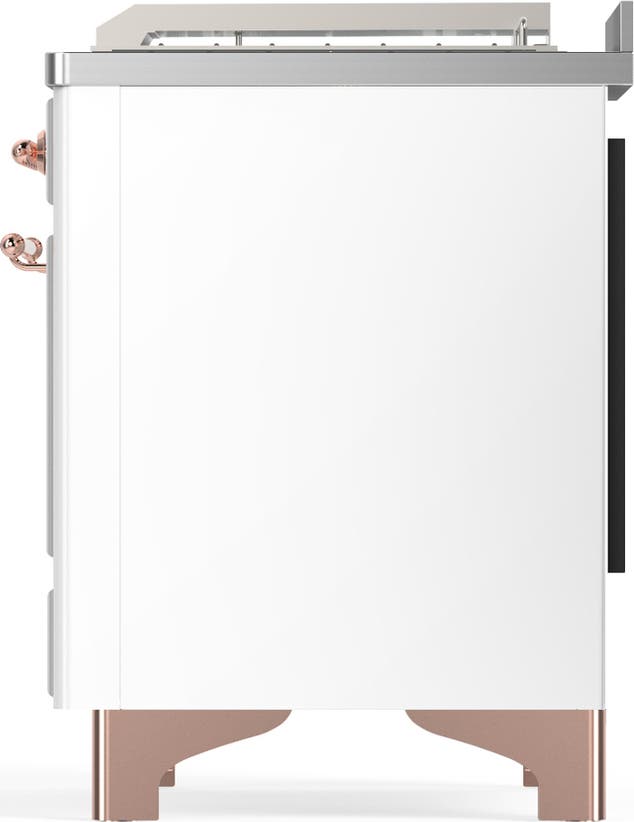 Ilve UM48FSQNR3WHPLP White With Copper Trim, Liquid Propane
