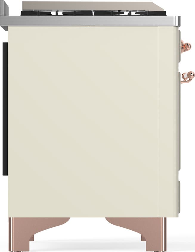 Ilve UM60FNR3AWPLP Antique White With Copper Trim, Liquid Propane
