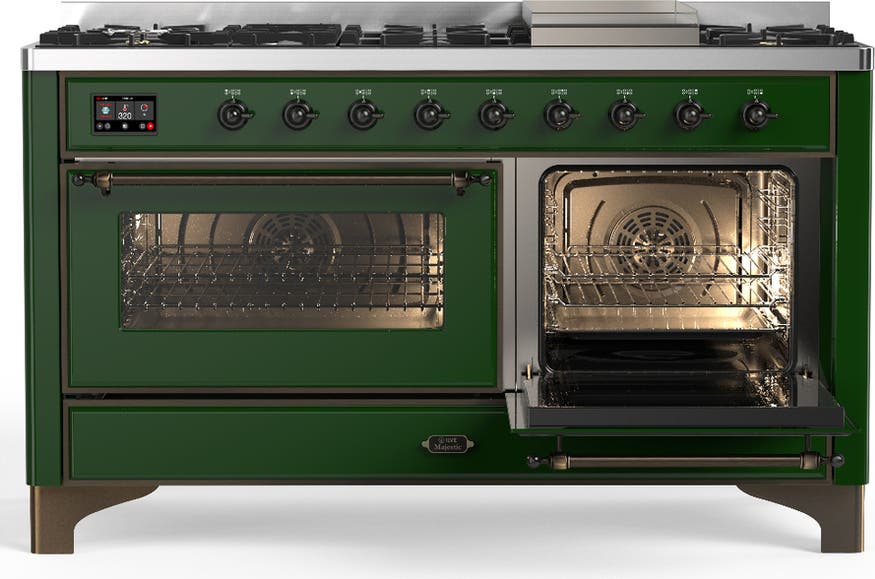 Ilve UM60FNR3EGB Emerald Green With Burnished Trim, Natural Gas