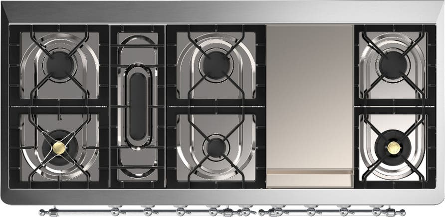 Ilve UM60FNR3SSCLP Stainless Steel With Chrome Trim, Liquid Propane