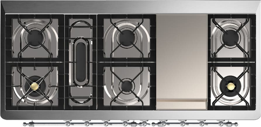 Ilve UM60FQNR3AWCLP Antique White With Chrome Trim, Liquid Propane