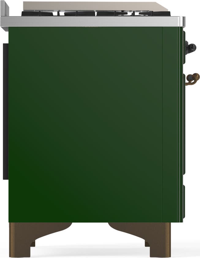 Ilve UM60FQNR3EGBLP Emerald Green With Burnished Trim, Liquid Propane