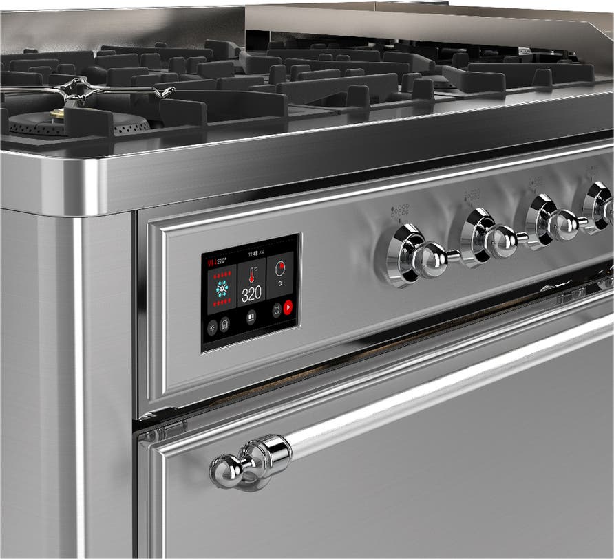 Ilve UM60FQNR3SSCLP Stainless Steel With Chrome Trim, Liquid Propane