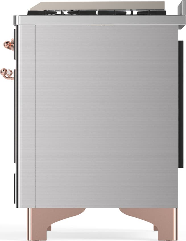 Ilve UM60FQNR3SSPLP Stainless Steel With Copper Trim, Liquid Propane