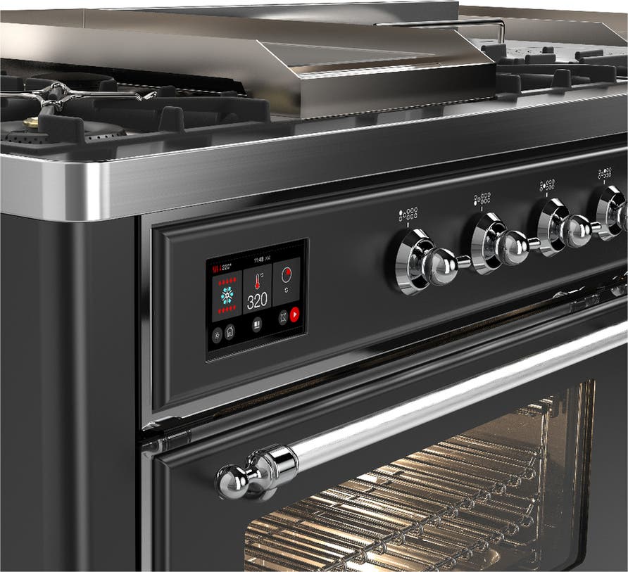 Ilve UM60FSNR3MGCLP Matte Graphite Chrome Trim, Liquid Propane