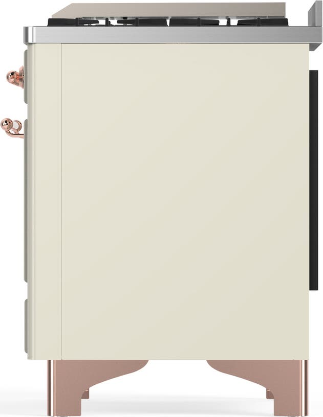 Ilve UM60FSQNR3AWP Antique White With Copper Trim, Natural Gas