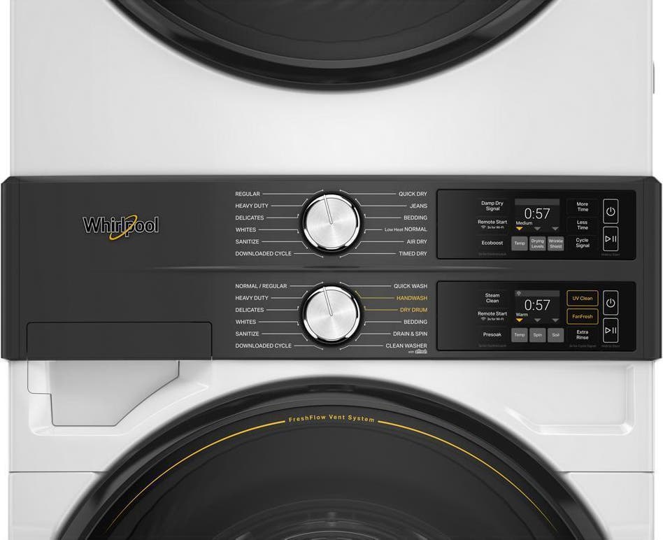 Whirlpool WGF5727TW Gas, White