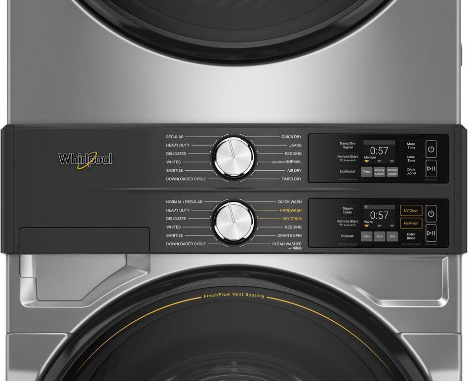 Whirlpool WGF5727TR Gas, Radiant Silver