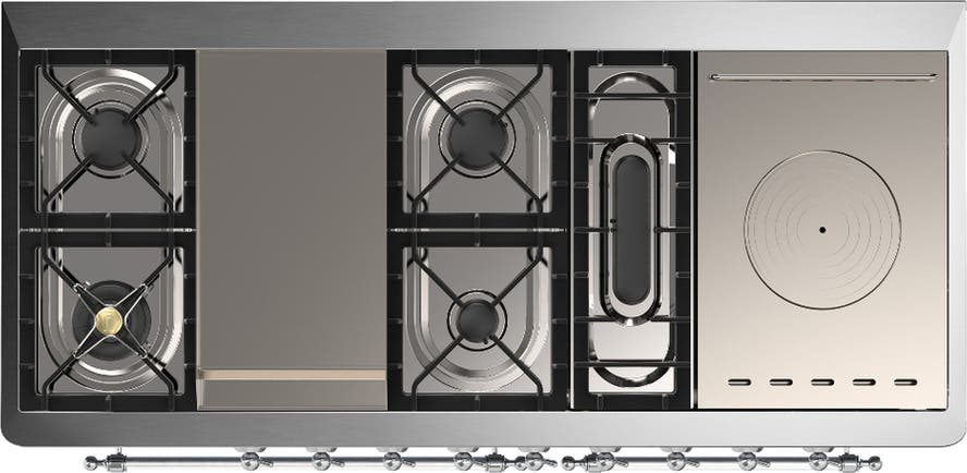 Ilve UM60FSQNR3SSCLP Stainless Steel With Chrome Trim, Liquid Propane