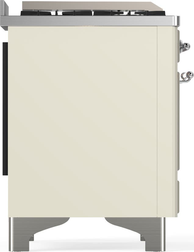 Ilve UMD40FNR3AWCLP Antique White With Chrome Trim, Liquid Propane