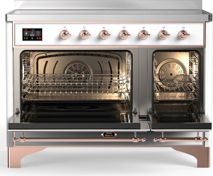 Ilve UMIB48QNR3WHP White With Copper Trim