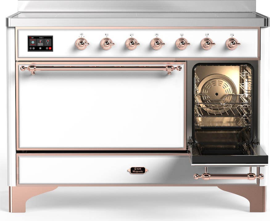 Ilve UMIB48QNR3WHP White With Copper Trim