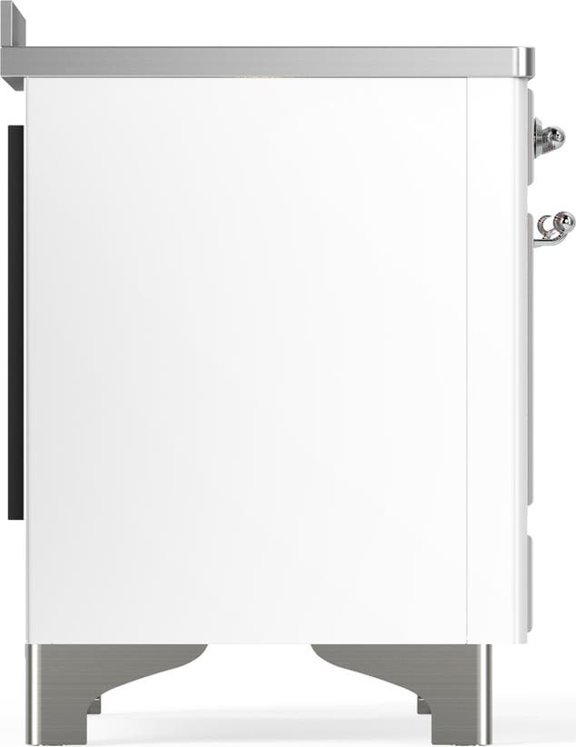 Ilve UMIB48QNR3WHC White With Chrome Trim