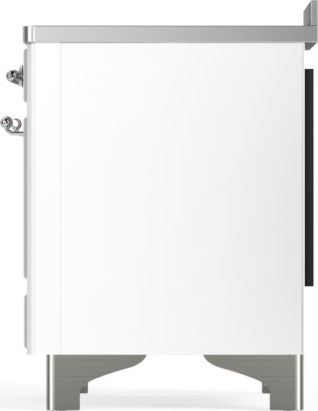Ilve UMIB48QNR3WHC White With Chrome Trim