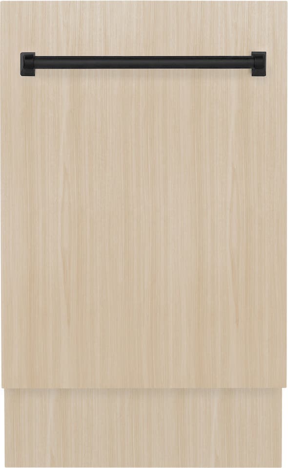 Zline DWVZ18MB Panel Ready With Matte Black Handle