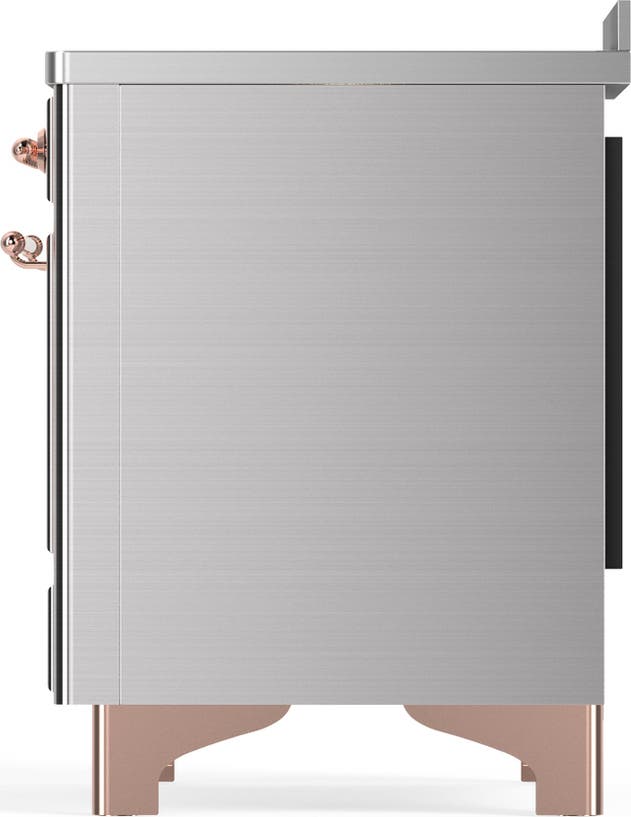 Ilve UMIB48QNR3SSP Stainless Steel With Copper Trim