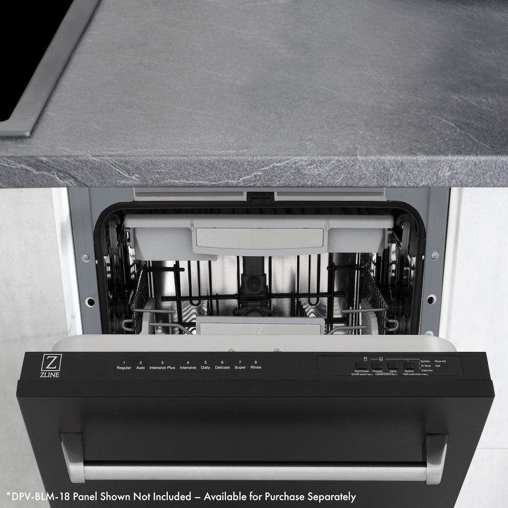 Zline DWVZ18G Panel Ready With Polished Gold Handle