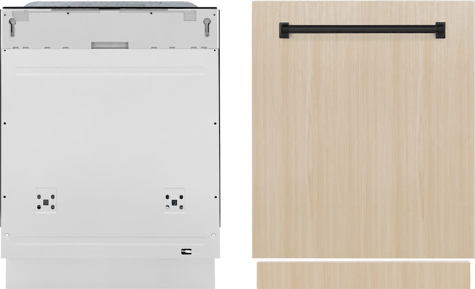 Zline DWMTZ24MB Panel Ready With Matte Black Handle