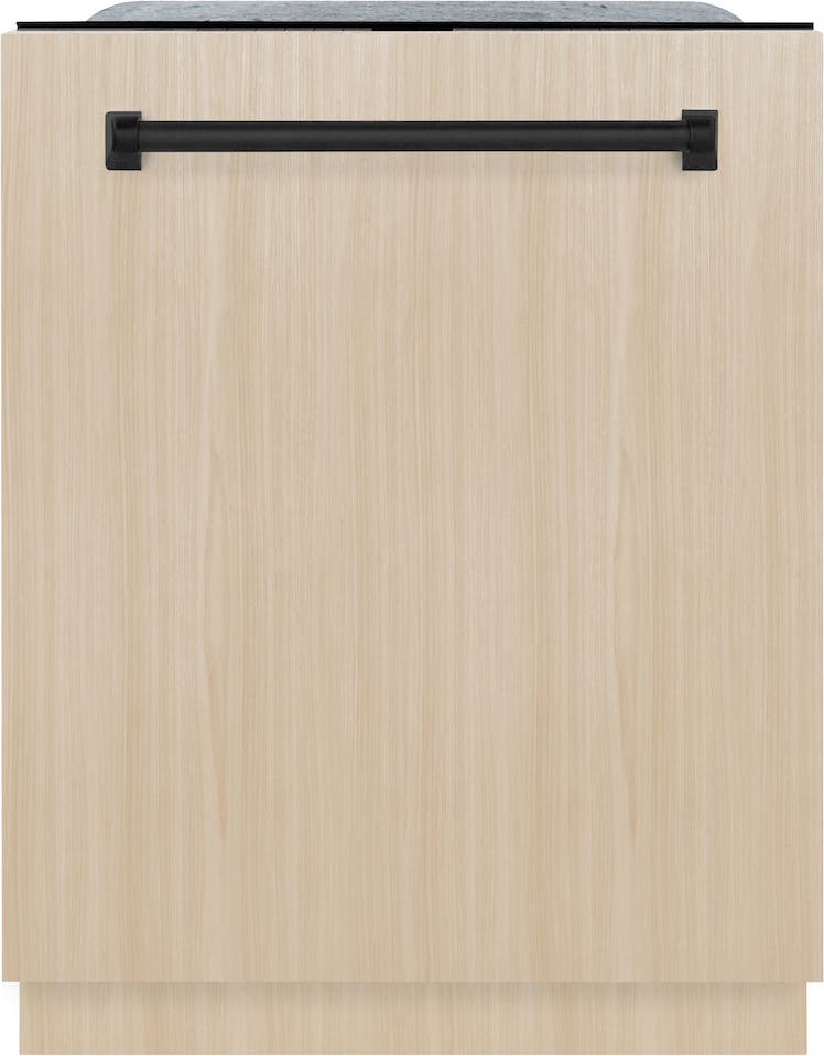 Zline DWMTZ24MB Panel Ready With Matte Black Handle
