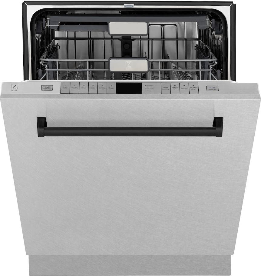 Zline DWMTZSN24MB Durasnow Stainless Steel With Matte Black Handle, ...