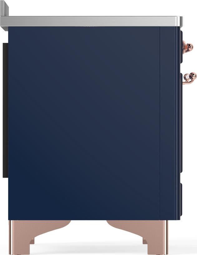 Ilve UMIB48QNR3MBP Midnight Blue With Copper Trim