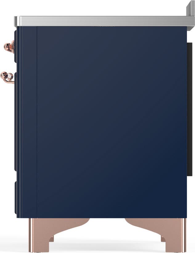 Ilve UMIB48QNR3MBP Midnight Blue With Copper Trim