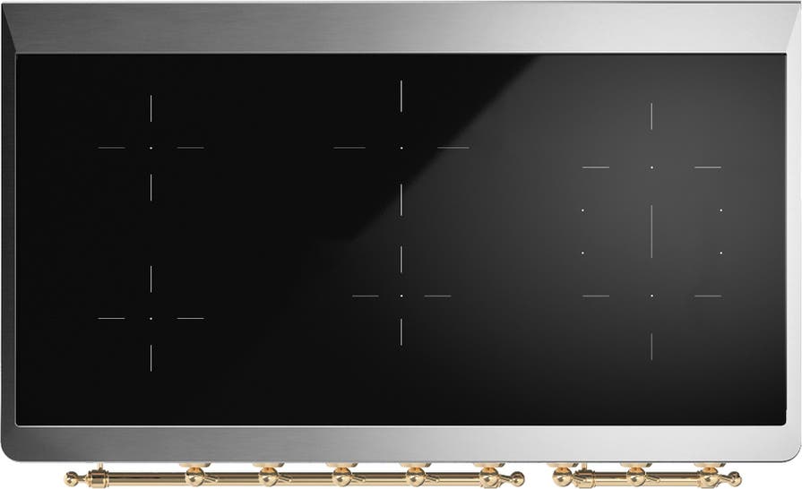Ilve UMIB48QNR3MBG Midnight Blue With Brass Trim
