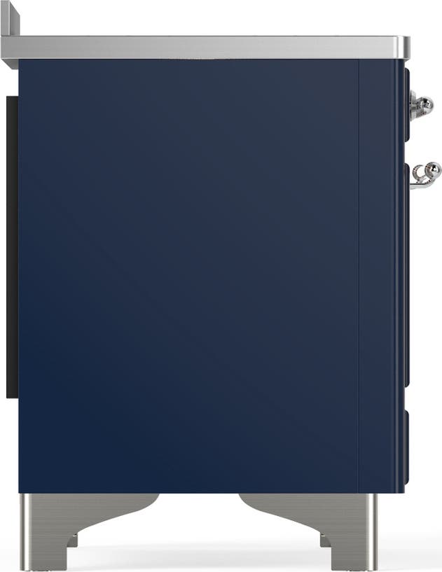Ilve UMIB48QNR3MBC Midnight Blue With Chrome Trim