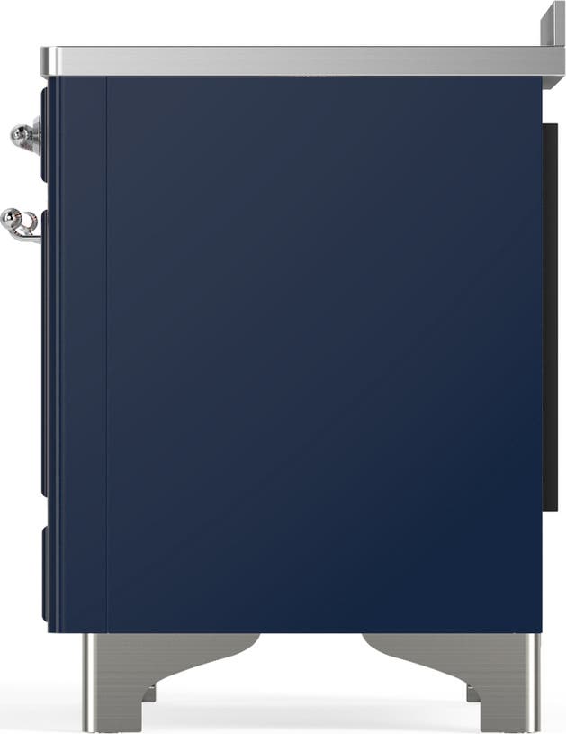 Ilve UMIB48QNR3MBC Midnight Blue With Chrome Trim
