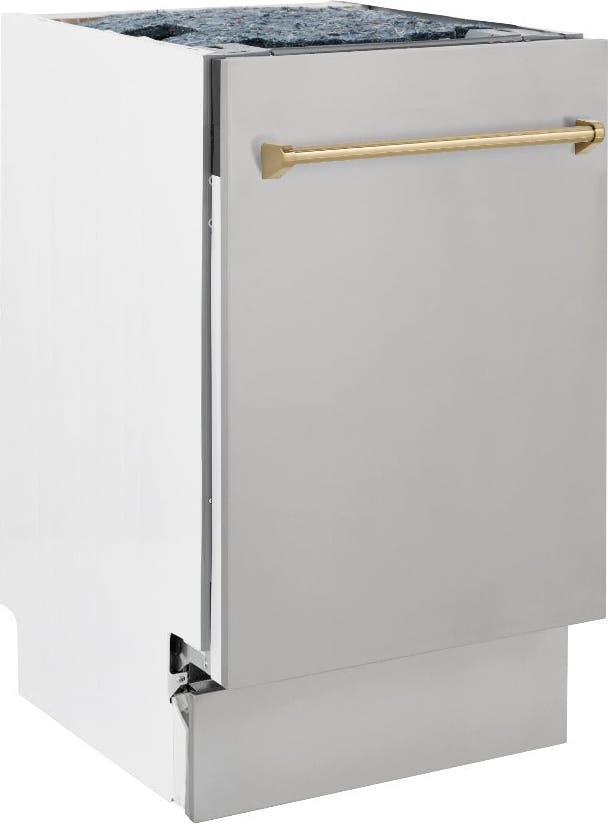 Zline DWVZ30418CB Stainless Steel With Champagne Bronze Handle, 51db...