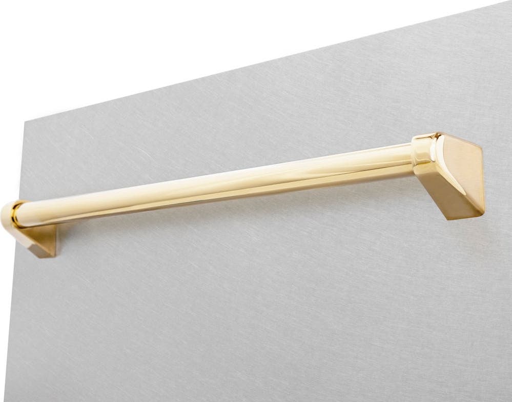 Zline DWVZSN18G Durasnow Stainless Steel With Gold Handle, 51dba