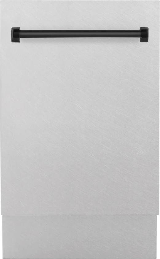 Zline DWVZSN18MB Durasnow Stainless Steel With Matte Black Handle, ...