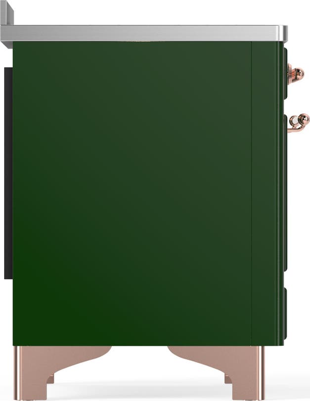 Ilve UMIB48QNR3EGP Emerald Green With Copper Trim
