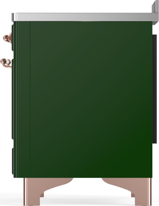 Ilve UMIB48QNR3EGP Emerald Green With Copper Trim