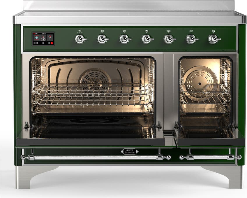 Ilve UMIB48QNR3EGC Emerald Green With Chrome Trim
