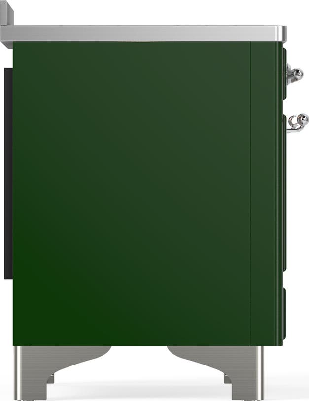 Ilve UMIB48QNR3EGC Emerald Green With Chrome Trim