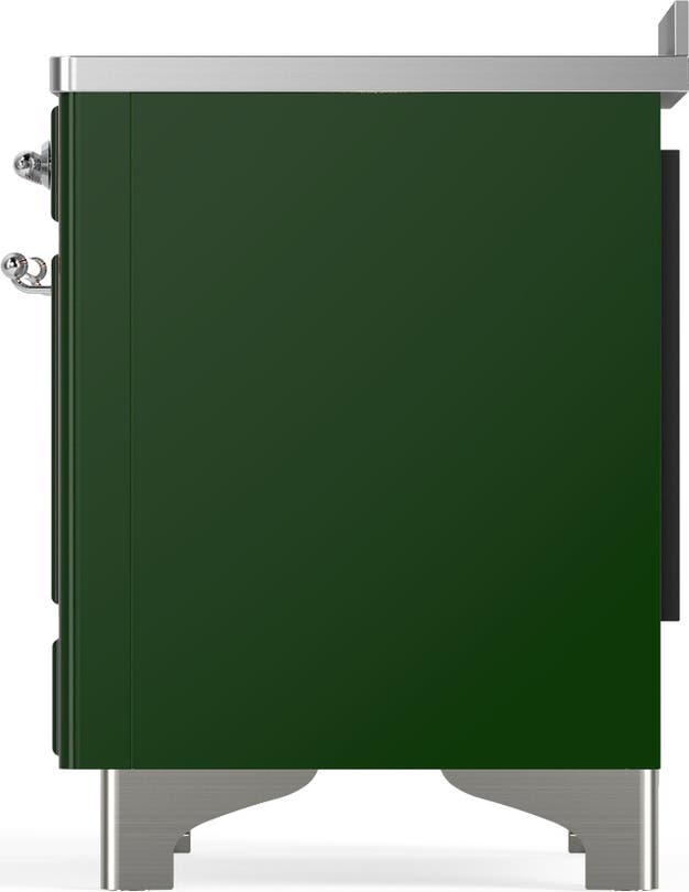 Ilve UMIB48QNR3EGC Emerald Green With Chrome Trim