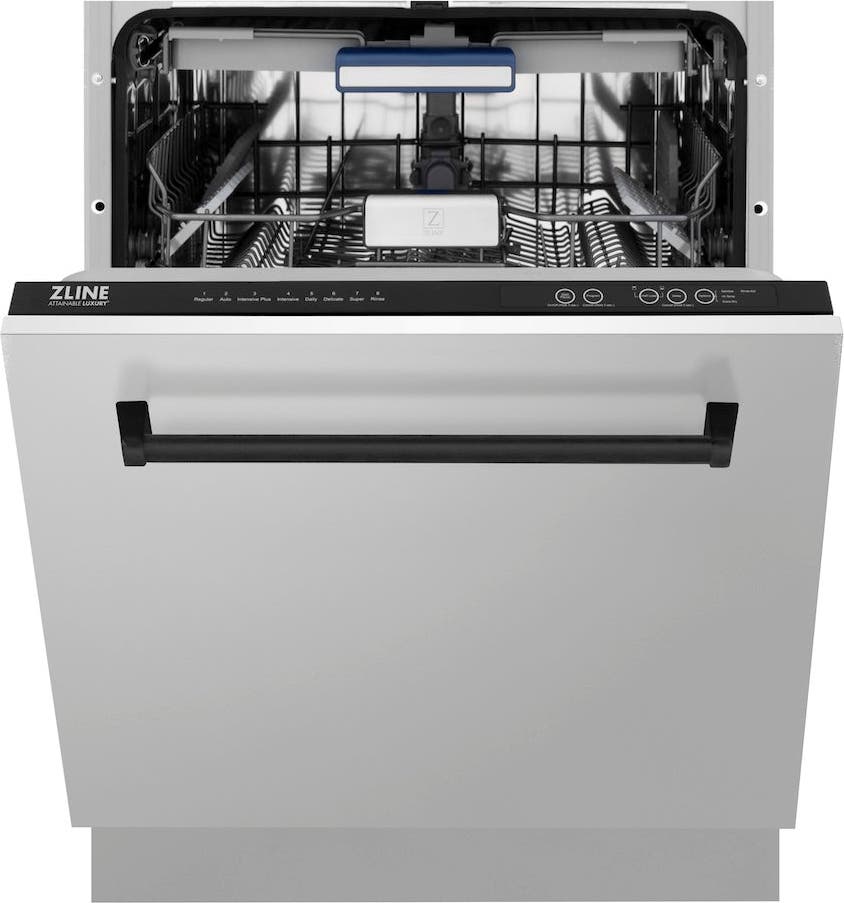 Zline DWVZ30424MB Stainless Steel With Matte Black Handle, 51dba