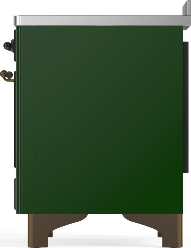 Ilve UMIB48QNR3EGB Emerald Green With Burnished Trim