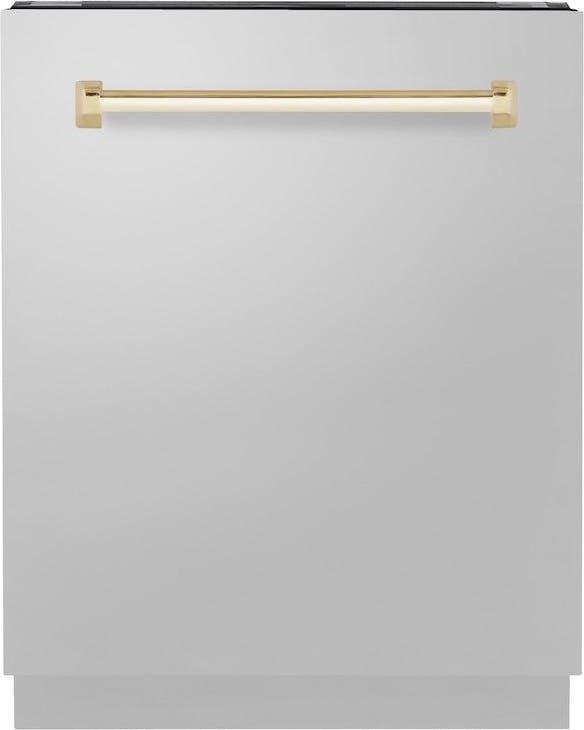 Zline DWVZ30424G Stainless Steel With Gold Handle, 51dba