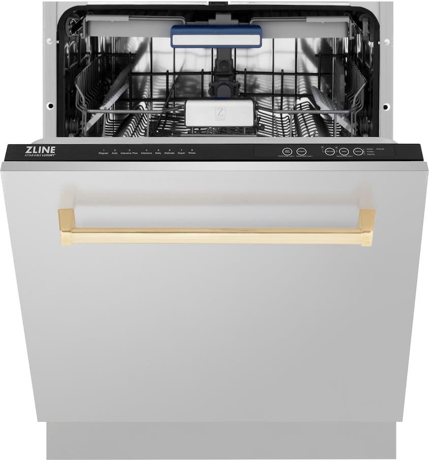 Zline DWVZ30424G Stainless Steel With Gold Handle, 51dba