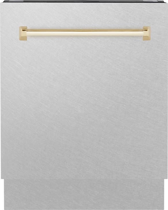 Zline DWVZSN24G Durasnow Stainless Steel With Gold Handle, 51dba