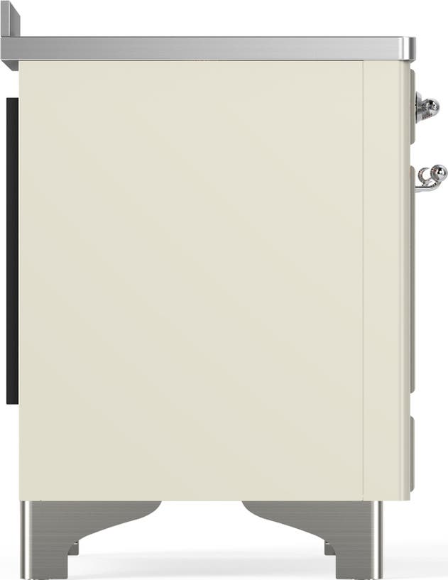 Ilve UMIB48QNR3AWC Antique White With Chrome Trim